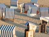 Morgens am Strand